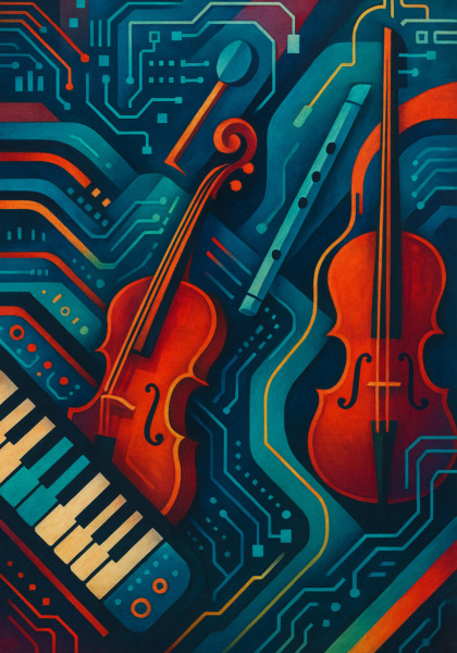 Imagen del proyecto Reflexos – composición original para ensemble Pierrot